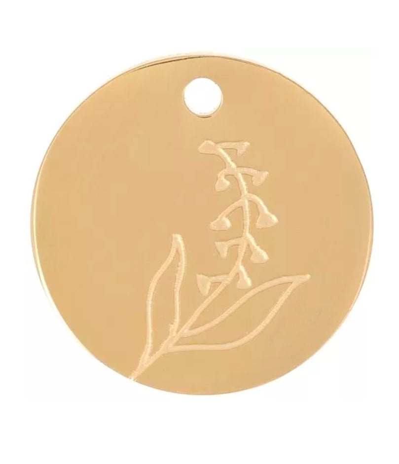 Pendentif Fleur de naissance - Bar à bijoux