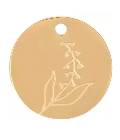 Pendentif Fleur de naissance - Bar à bijoux