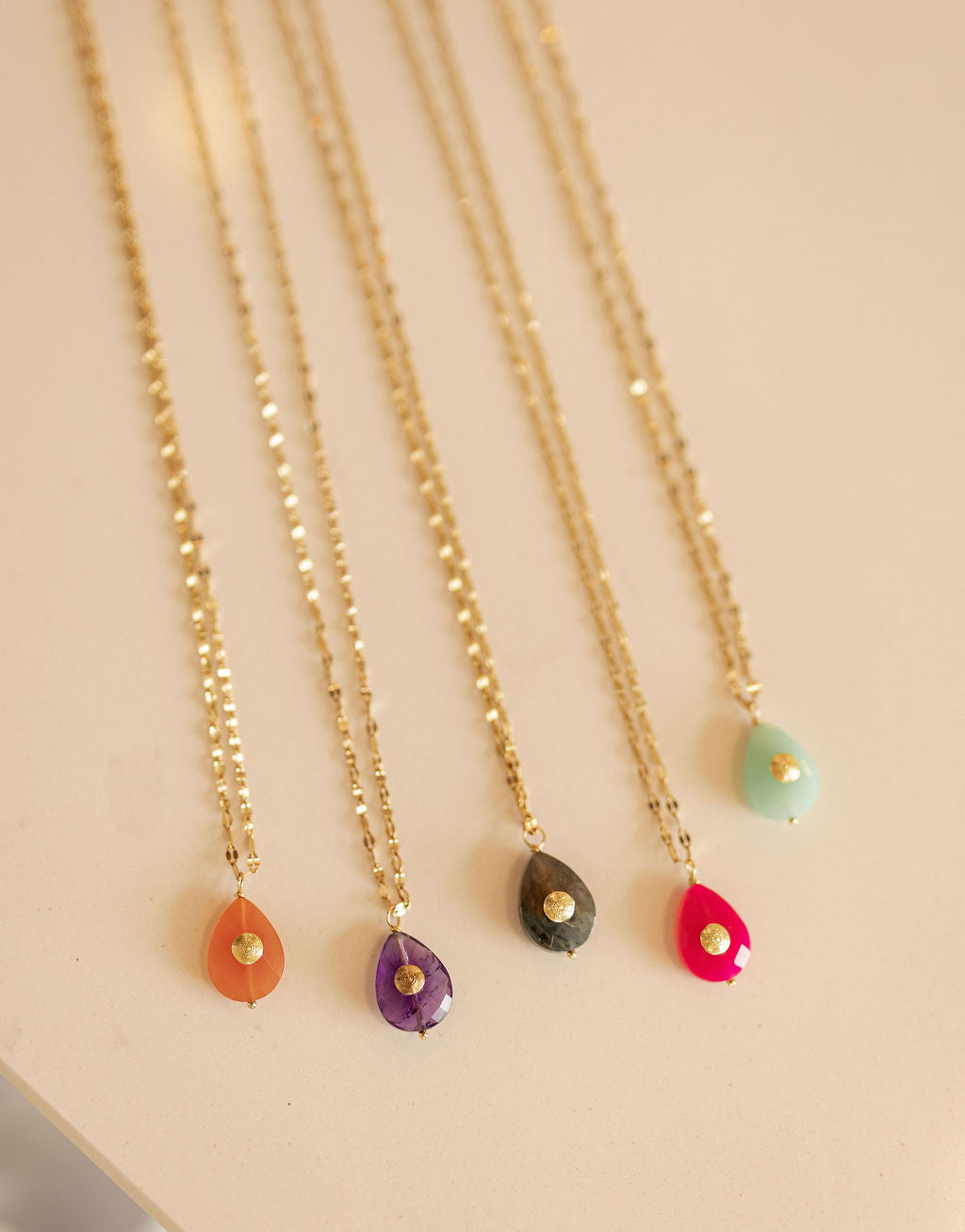 Collier long pierre fine - Naïa