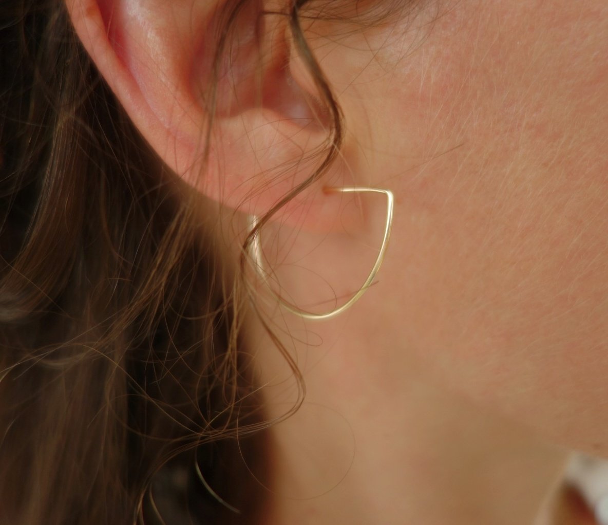 créoles boucles d'oreille femme plaqué or goldfilled